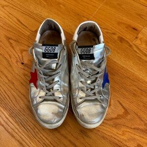 Golden Goose start silver shoes 41